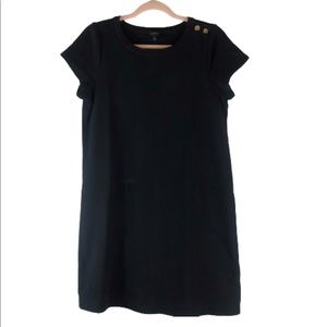 Tabolts basic black Medium shirt dress pull over gently use